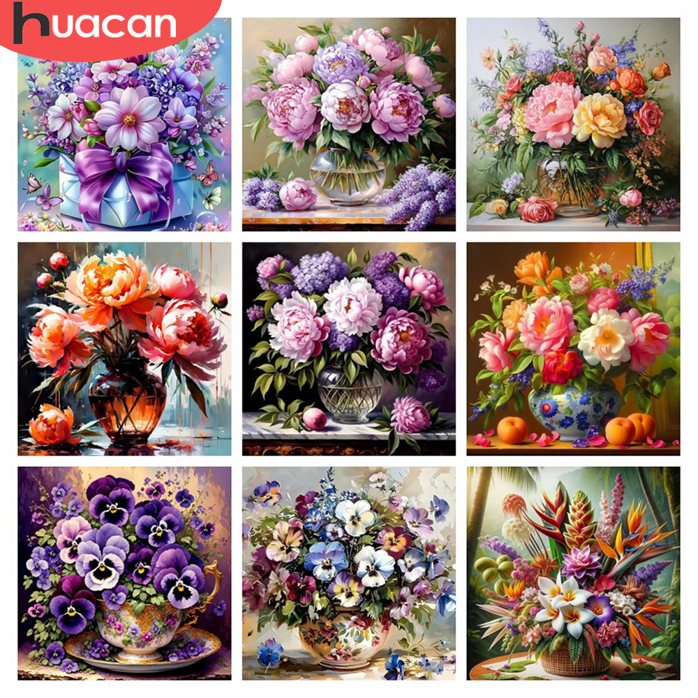 Resin Art Rose - HUACAN 5D Elmas Mozaik Gül Çiçeği
