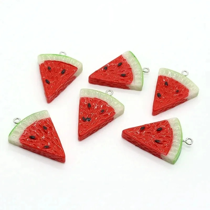 Resin Art Love - 10 adet çift taraflı üçgen karpuz