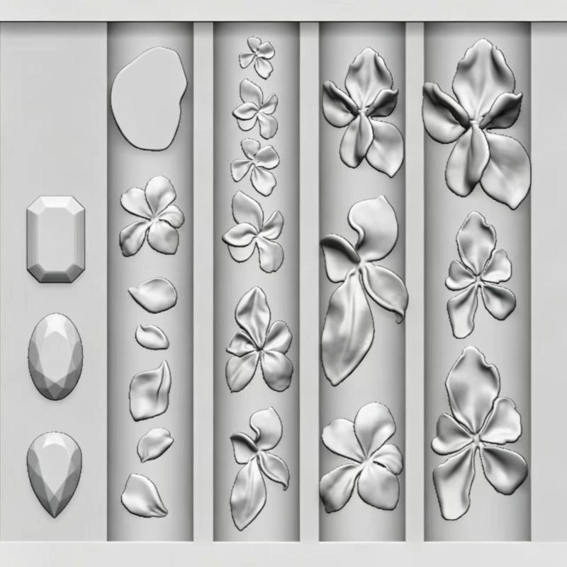 Resin Art Easy - Silikon Çiçek ve Mücevher Kalıbı Kolay
