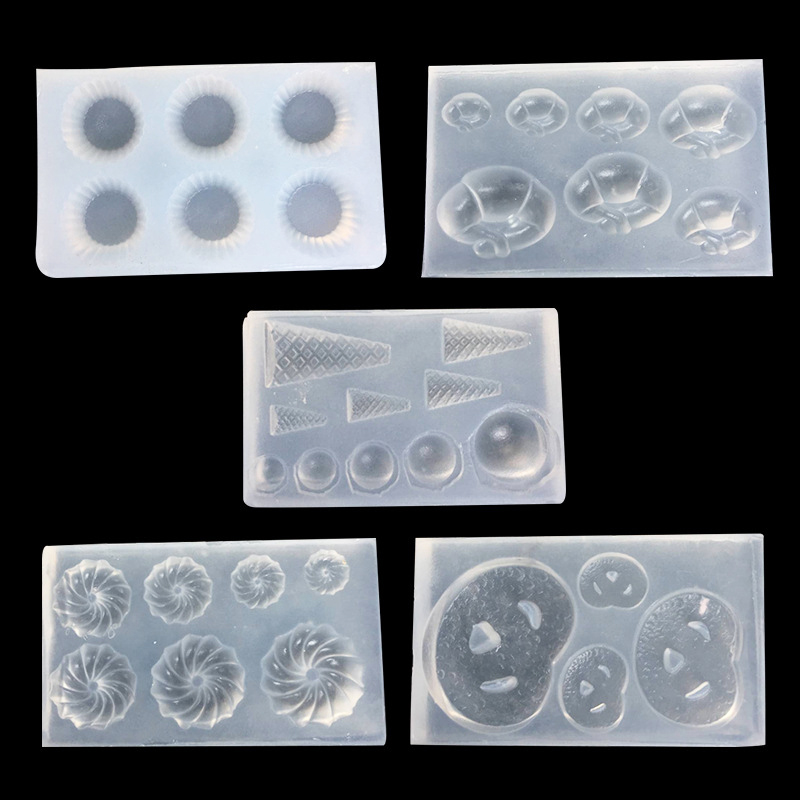 Resin Art Epoxy - Mini Kurabiye Kruvasan Yumurta Tartı Silikon