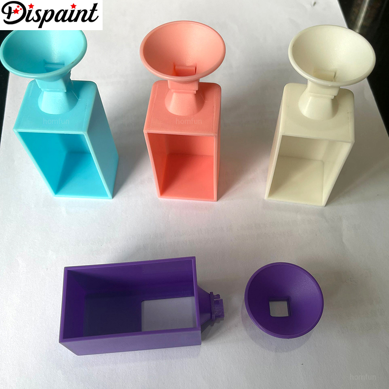 Resin Art Easy - Dispaint Matkaplar Huni Kare Yuvarlak Konteyner