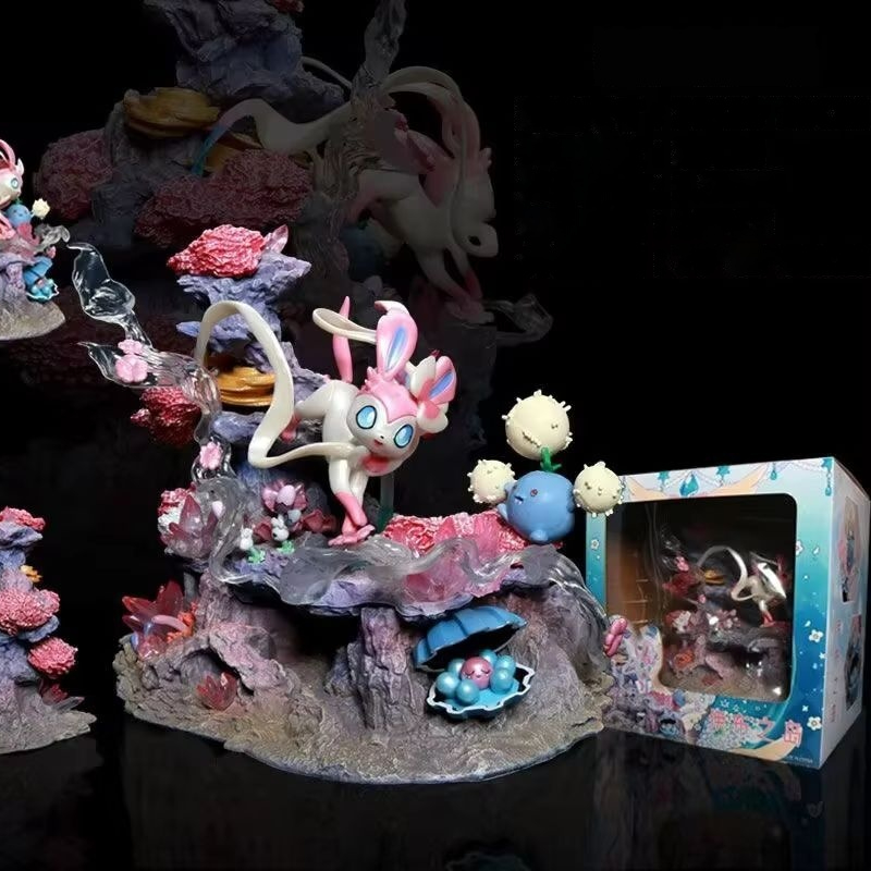Resin Art Furniture - Gk Şekil Sylveon Shroomish Clamperl Peri