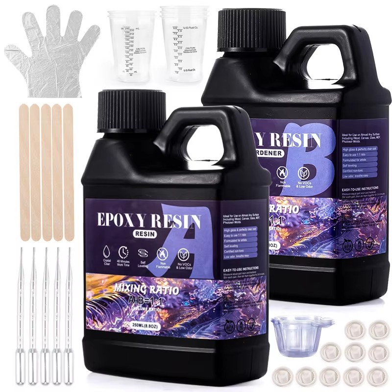 Resin Art Epoxy - Kolay Karışım 1:1 Epoksi Reçine Kiti