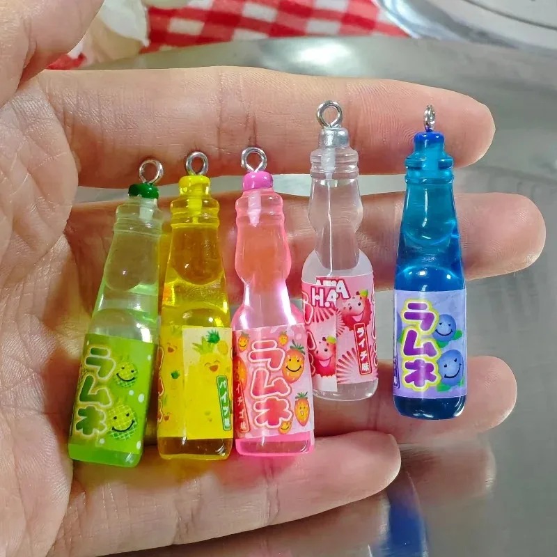Resin Art Love - 10 adet küçük soda şişesi reçine