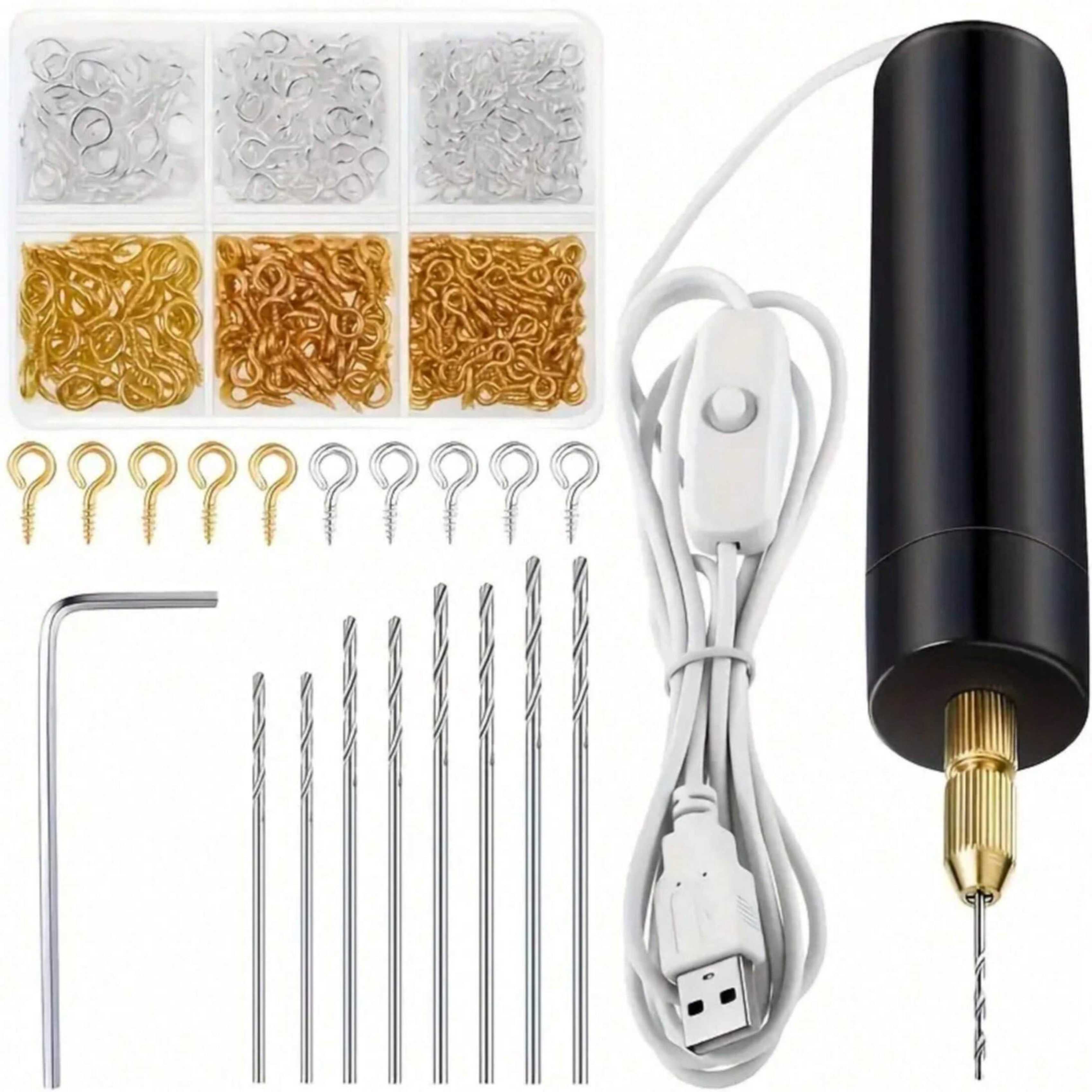 Resin Art Drill Machine - 【Mini Elektrikli Matkap Seti】10 Adet/110 Adet/410
