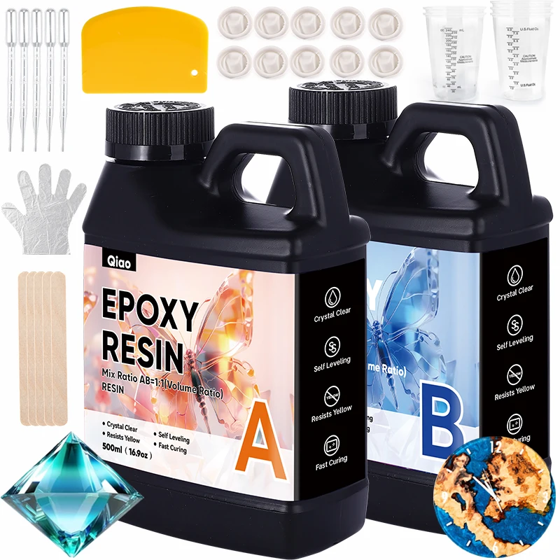 Resin Art Easy - Sararmayan Kristal Berraklığında Epoksi Reçine Kiti