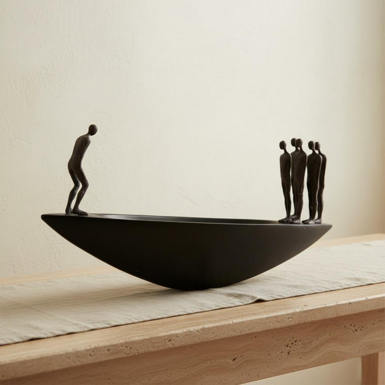 Resin Art And Design - Modern Reçine Yelkenli Tekne Heykeli Sanatsal