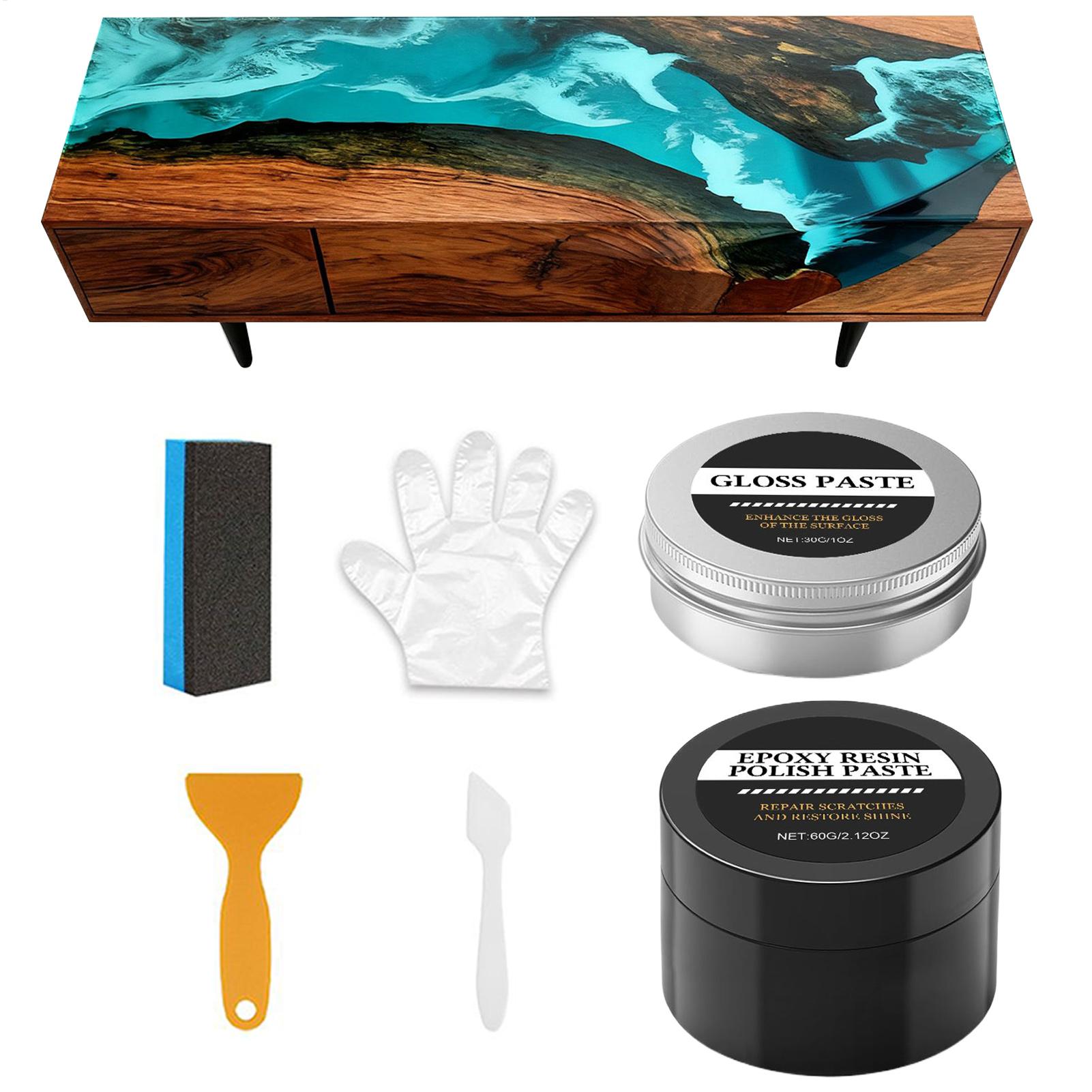 Resin Art Epoxy - Epoksi Reçine Parlatma Seti - Parlaklığı