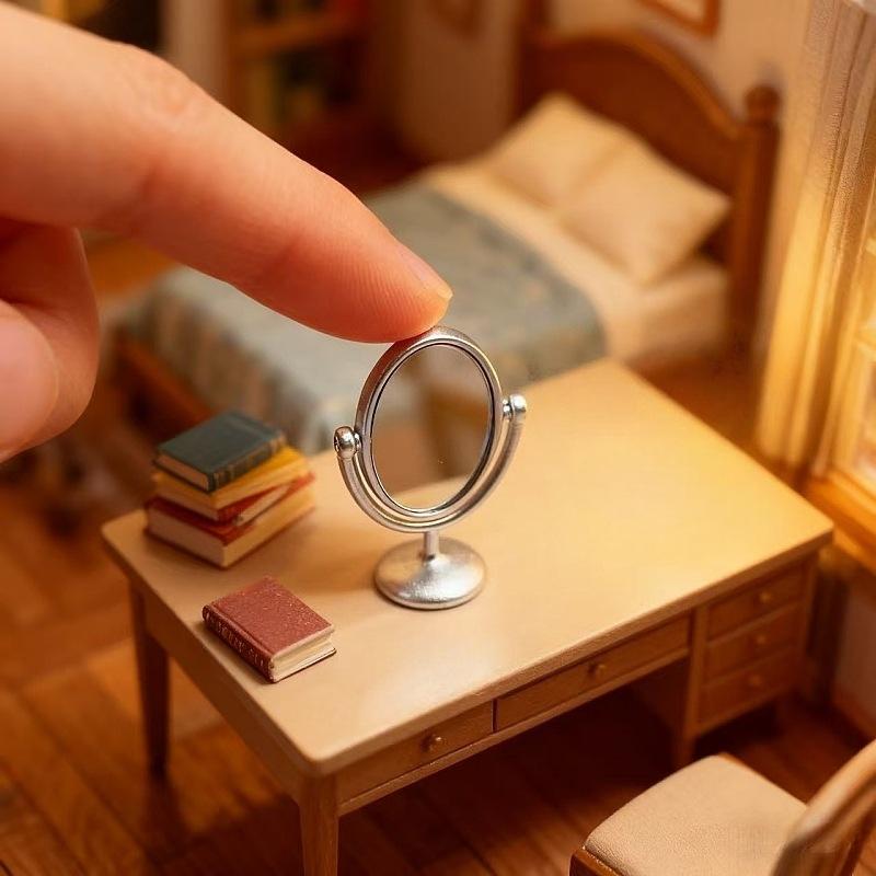 1 adet minyatür Retro ayna tuv - Resin Art Furniture incelemesi ve fiyatı