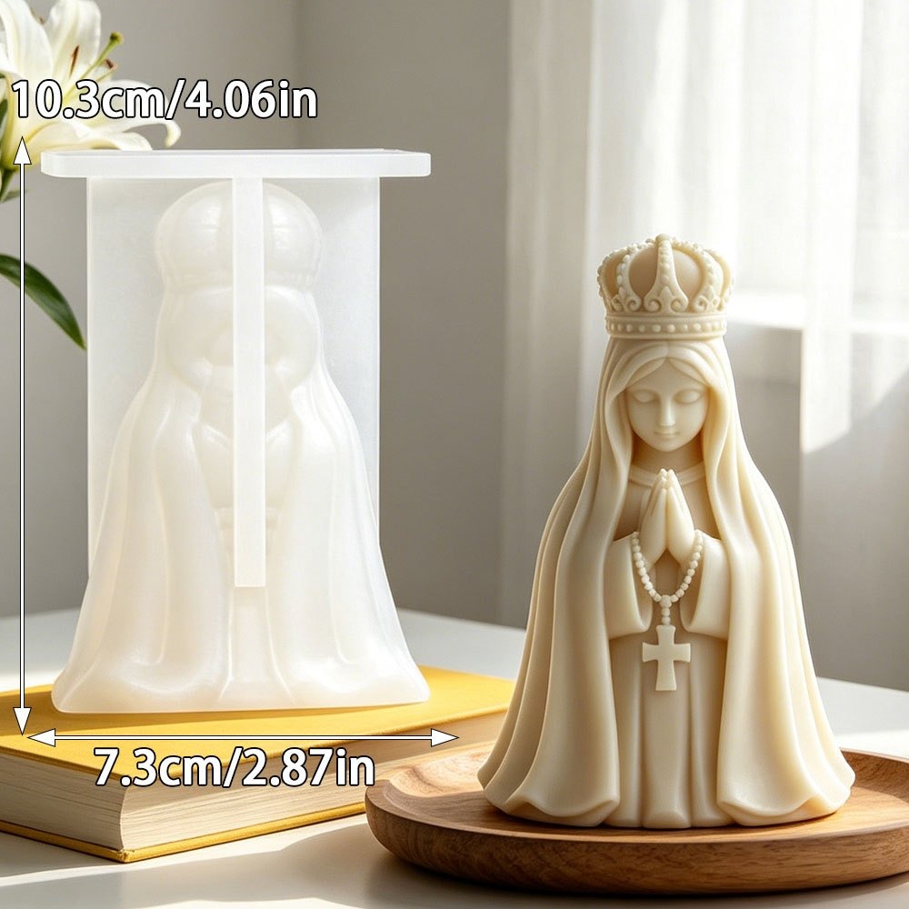 3D Meryem Ana Silikon Mum Kalı - Resin Art Furniture incelemesi ve fiyatı