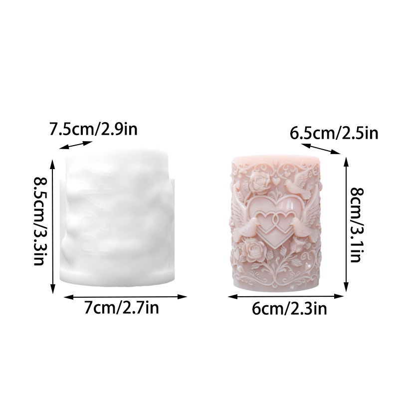 Çift Kalpli Bağlantılı Beyaz G - Resin Art And Design incelemesi ve fiyatı