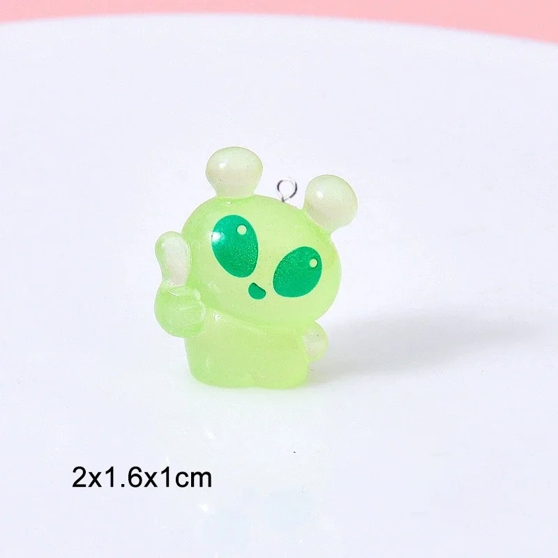 10 adet sevimli Mini yeşil uza - Resin Art Love incelemesi ve fiyatı