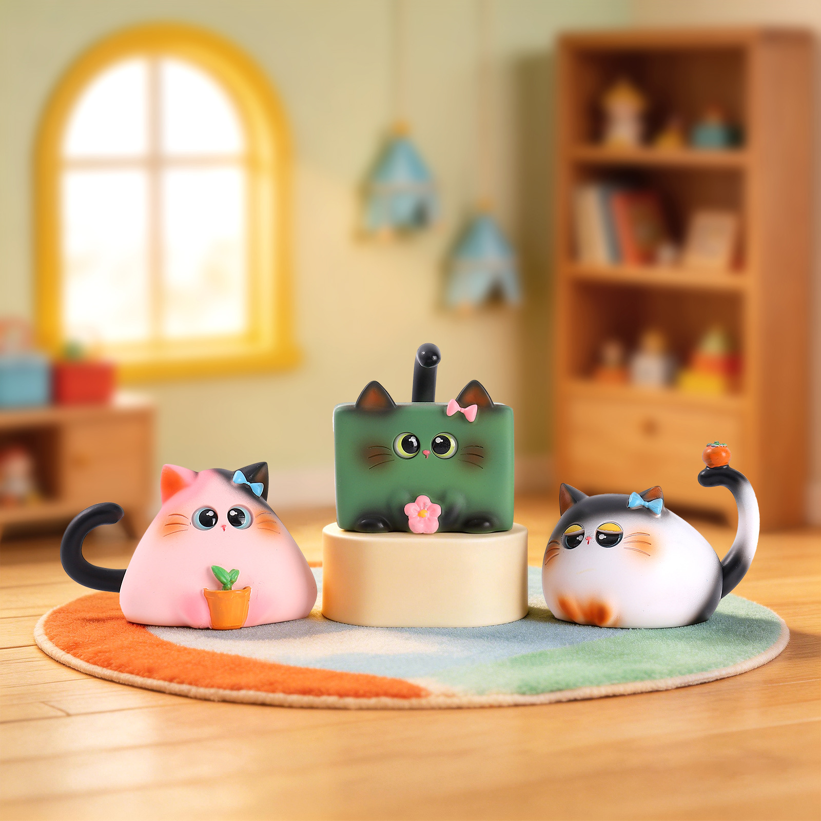Kör Kutu Kedi Figürü Reçine Ya - Resin Art Furniture incelemesi ve fiyatı