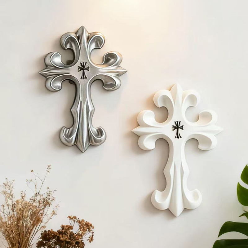Retro çapraz duvar dekoru goti - Resin Art Furniture incelemesi ve fiyatı