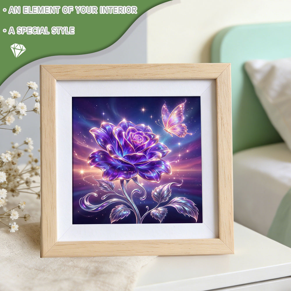 Huacan Tam Kare Yuvarlak Elmas - Resin Art Rose incelemesi ve fiyatı