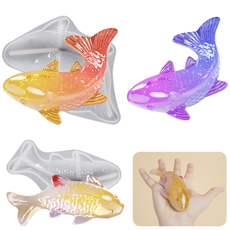 3D Koi Balık Şekilli Epoksi Re - Resin Art Epoxy incelemesi ve fiyatı