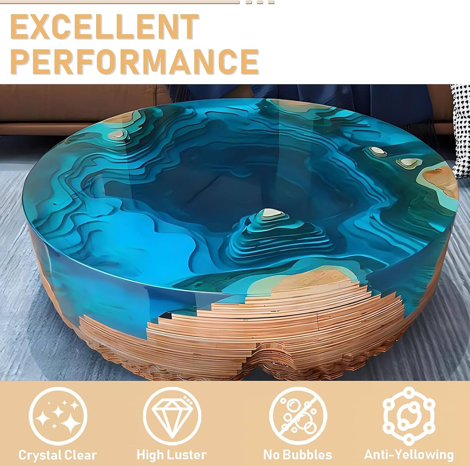 17.6oz/33.8oz AB Reçine Epoksi - Resin Art And Jewelry incelemesi ve fiyatı