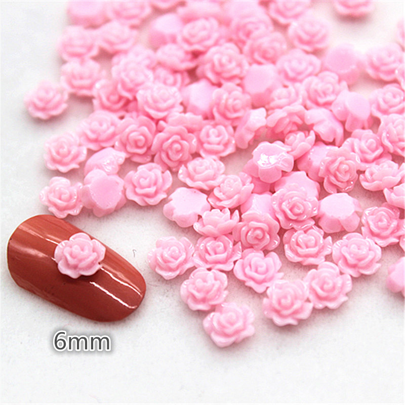 100 adet 6mm reçine Mini gül ç - Resin Art Rose incelemesi ve fiyatı