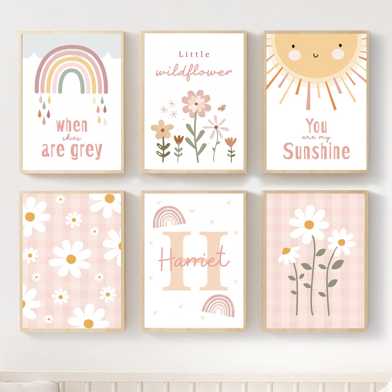 Pembe Kır Çiçeği Güneş Gökkuşa - Resin Art Name incelemesi ve fiyatı