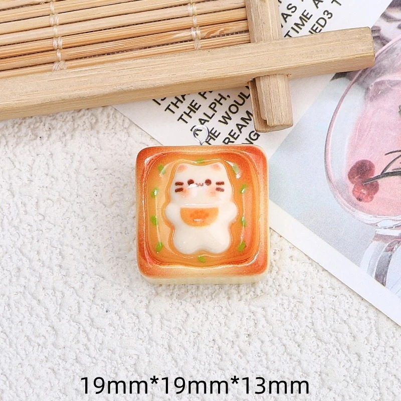 10 adet Kawaii Kedi Tost Ekmeğ - Resin Art Love incelemesi ve fiyatı