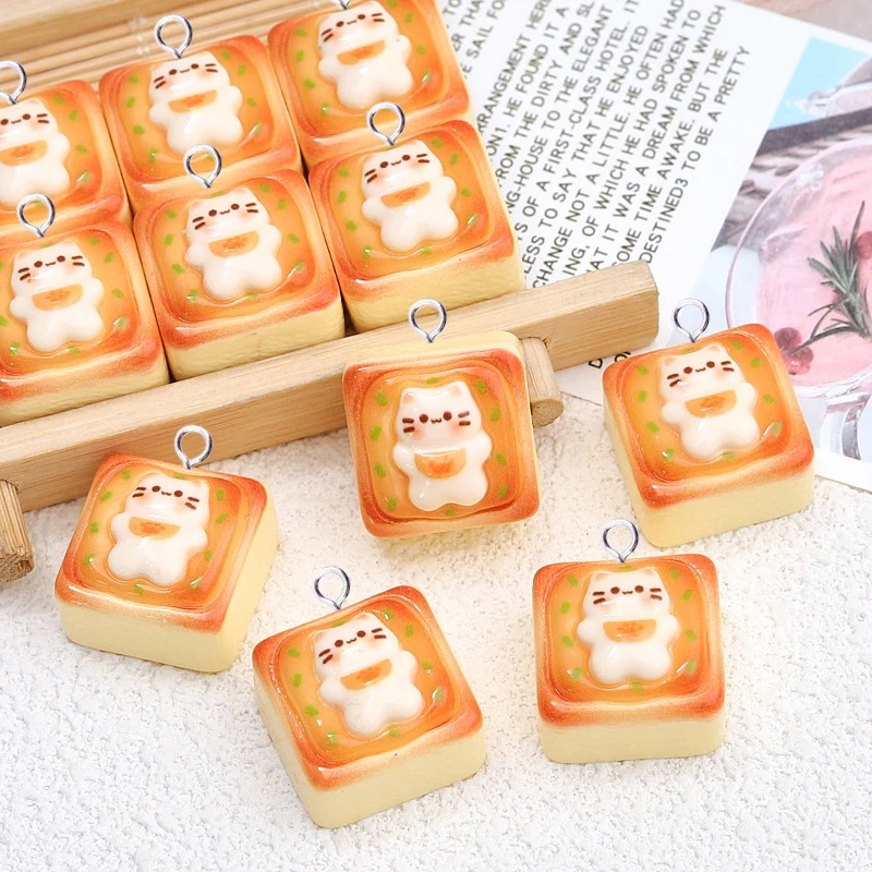 10 adet Kawaii Kedi Tost Ekmeğ - Resin Art Love incelemesi ve fiyatı