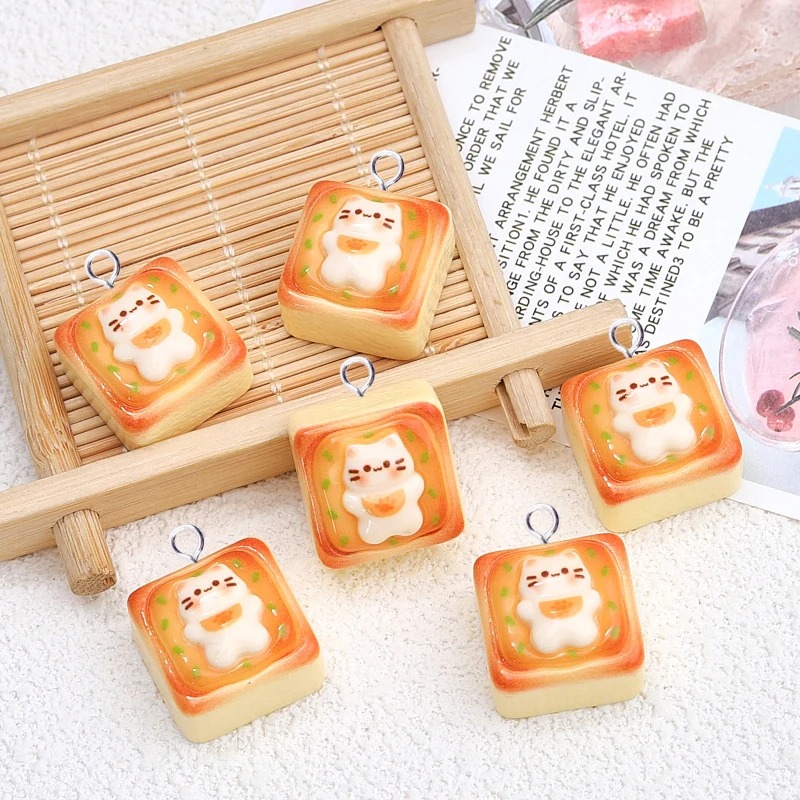 10 adet Kawaii Kedi Tost Ekmeğ - Resin Art Love incelemesi ve fiyatı