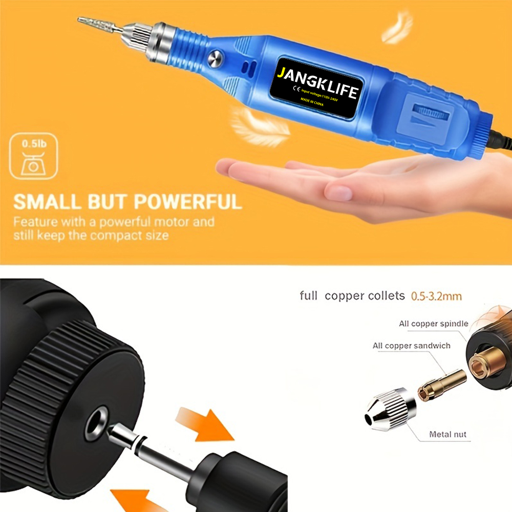 JANGKLIFE 9 V Mini Matkap Elek - Resin Art Drill Machine incelemesi ve fiyatı