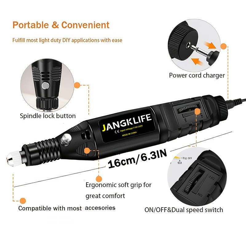 JANGKLIFE 9 V Mini Matkap Elek - Resin Art Drill Machine incelemesi ve fiyatı