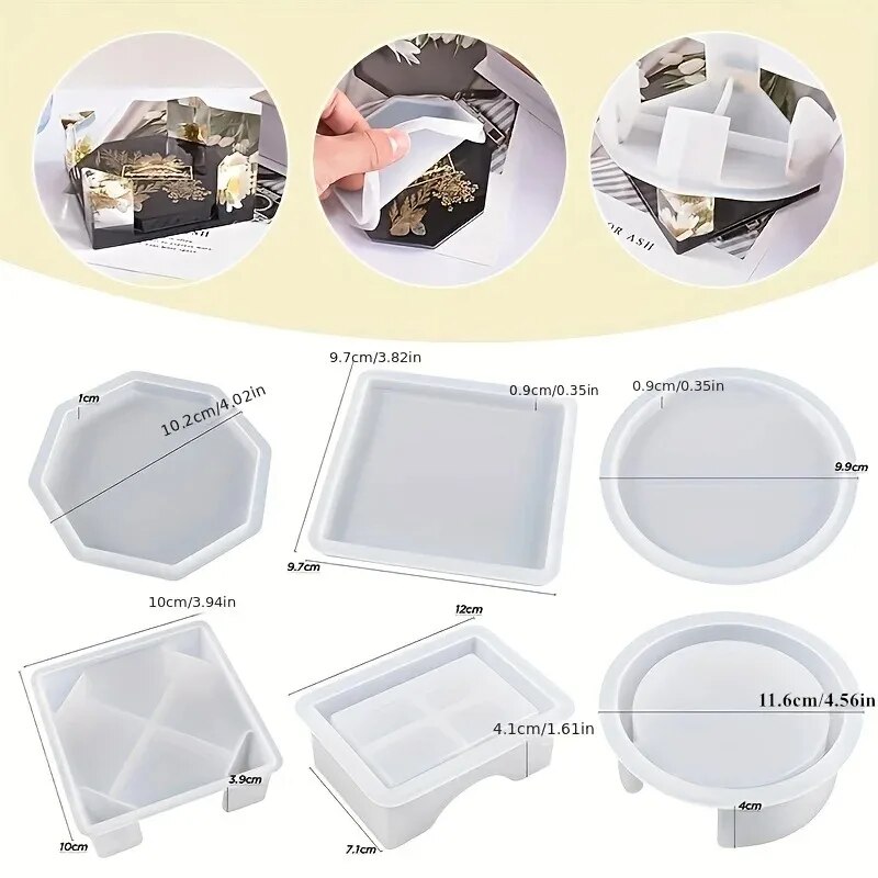 Coaster Reçine Kalıp Seti 1 ad - Resin Art Kit For Beginners incelemesi ve fiyatı