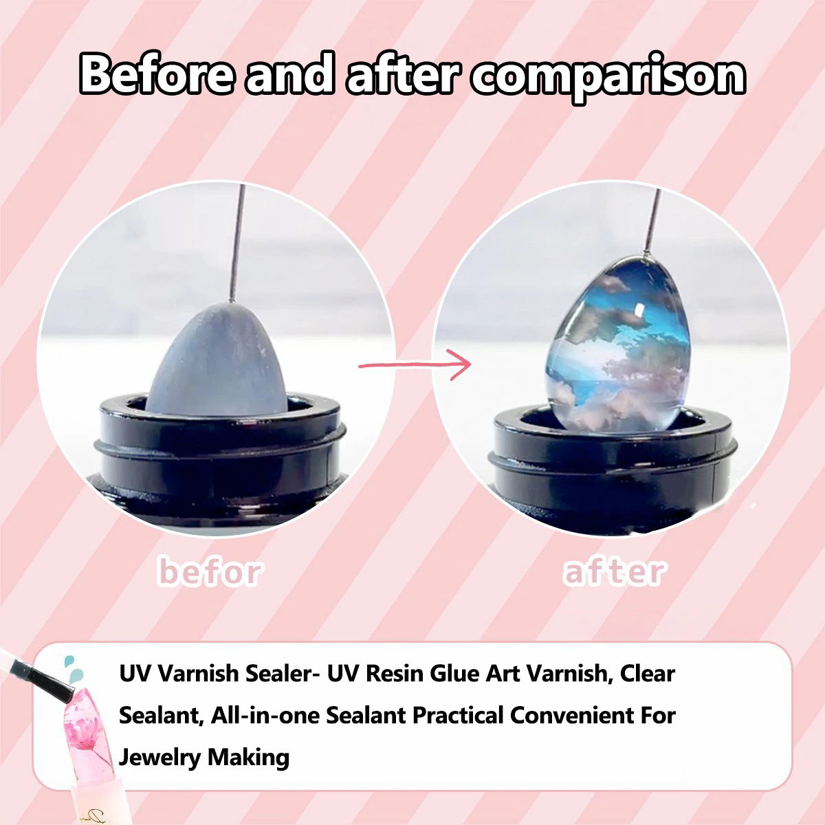 Yüksekliği Parlak Akrilik Sana - Resin Art And Jewelry incelemesi ve fiyatı