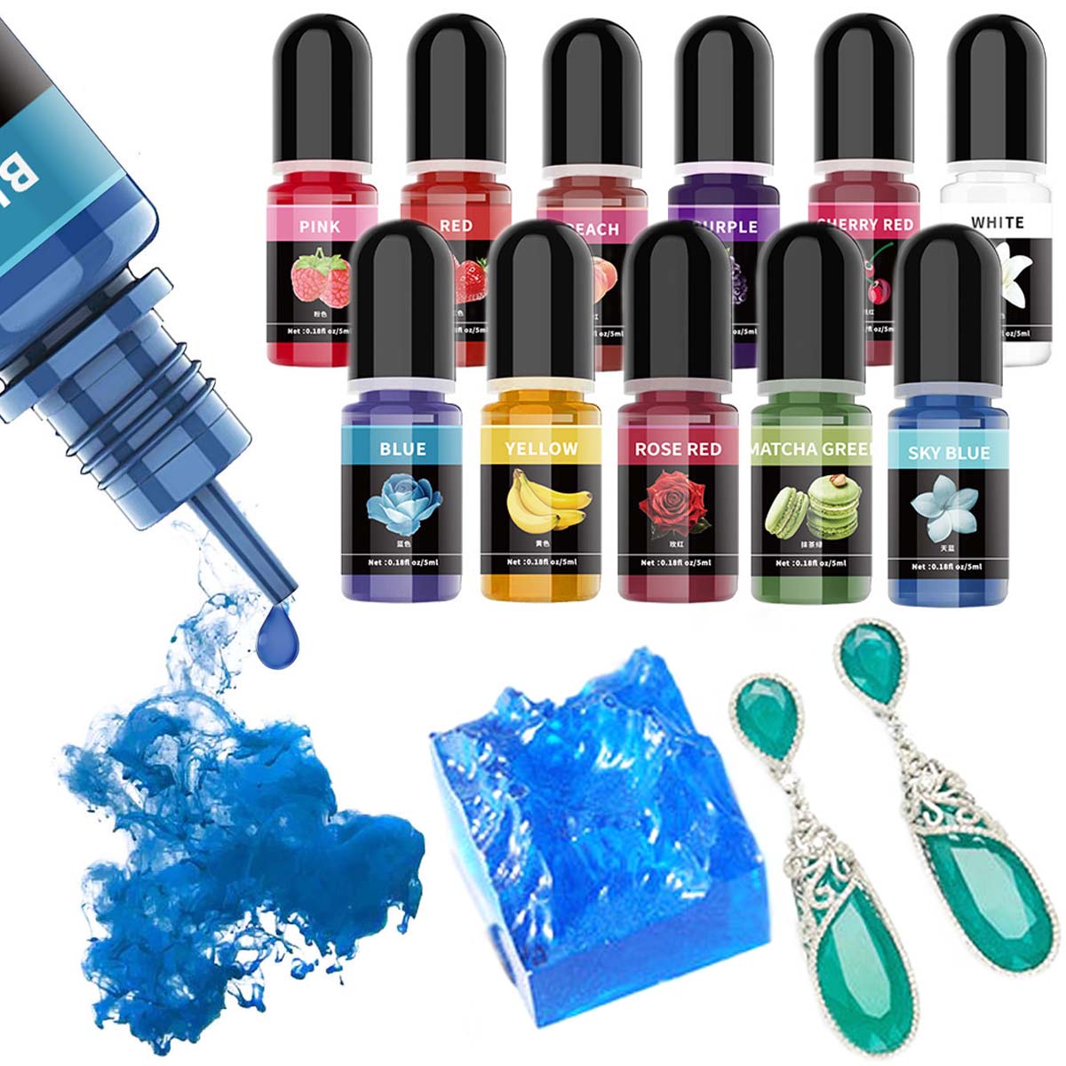 5 ml/şişe Epoksi Reçine Pigmen - Resin Art Epoxy incelemesi ve fiyatı