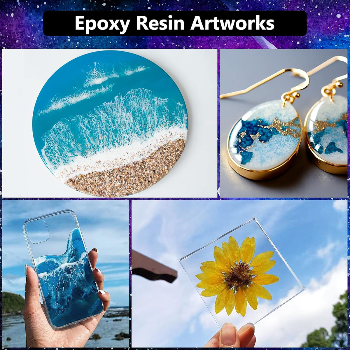 1000ml Kristal Berraklığında E - Resin Art Epoxy incelemesi ve fiyatı