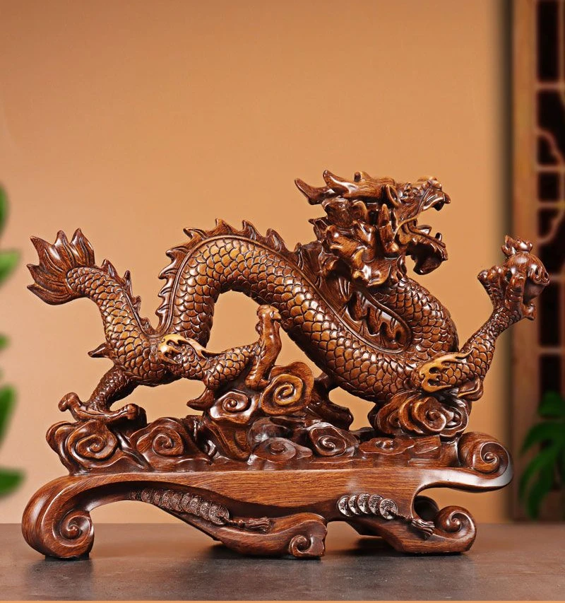 Şanslı ejderha süsler zenginli - Resin Art Furniture incelemesi ve fiyatı