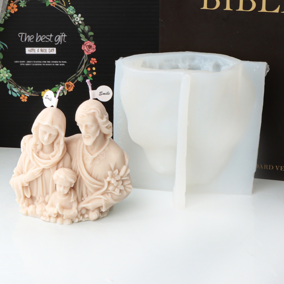 3D Kutsal Aile Heykeli silikon - Resin Art Furniture incelemesi ve fiyatı