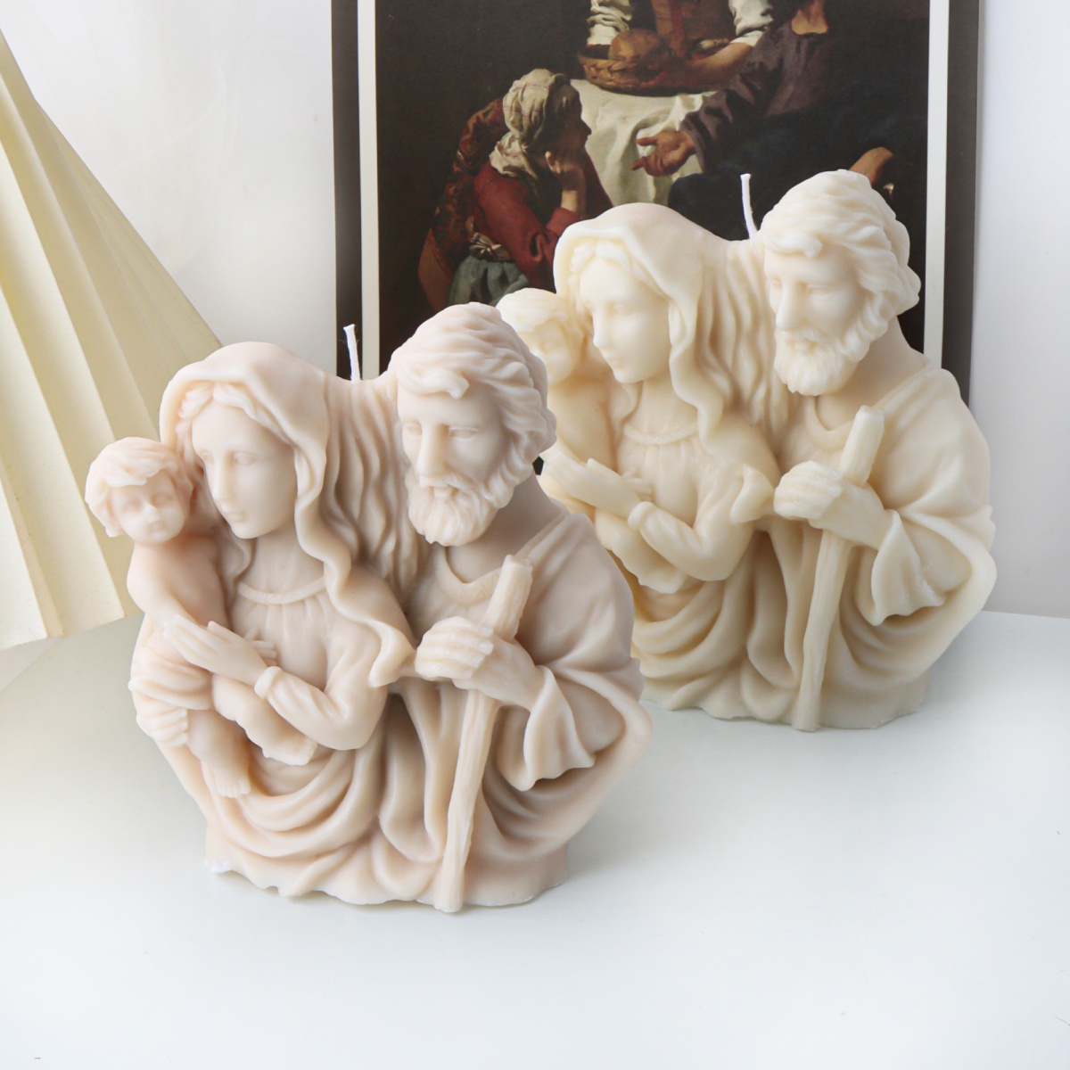 3D Kutsal Aile Heykeli silikon - Resin Art Furniture incelemesi ve fiyatı