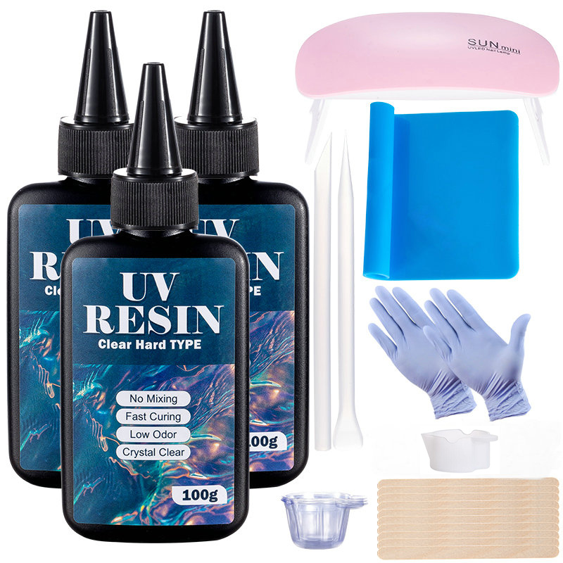 100g/250g Şeffaf UV Reçine Ser - Resin Art Kit For Beginners incelemesi ve fiyatı