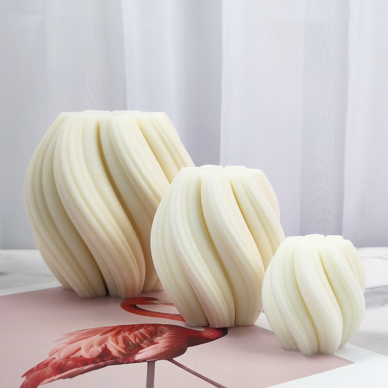 Geometrik Çizgili Sütun Mum Ka - Resin Art Furniture incelemesi ve fiyatı