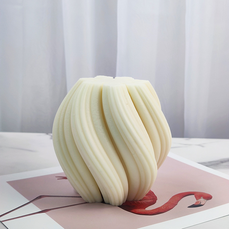 Geometrik Çizgili Sütun Mum Ka - Resin Art Furniture incelemesi ve fiyatı